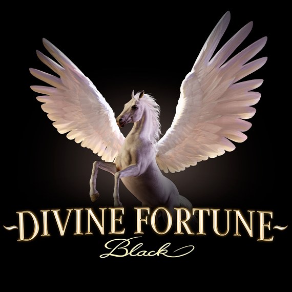 divine fortune black (Netenet) slot logo