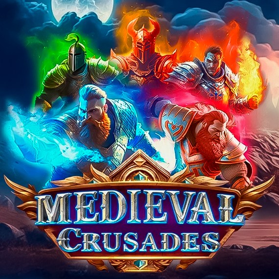 Medieval Crusades (RTG) slot logo