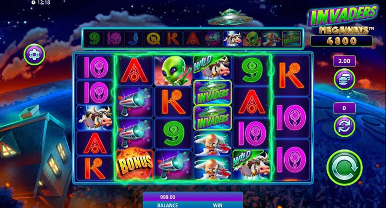 Space themed Slot game