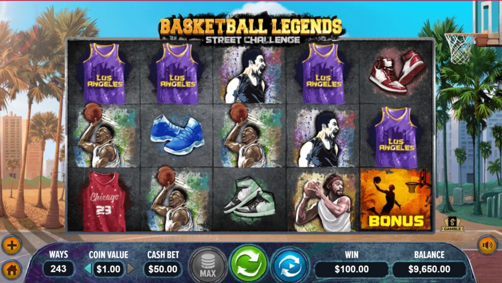 Graphics & Theme of Basketball Legends