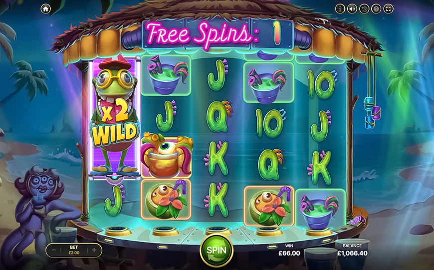 Free Spins with Shifting Multiplier Wilds