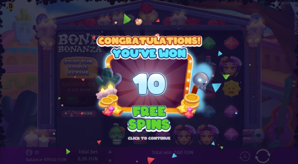 Bone Bonanza Free Spins