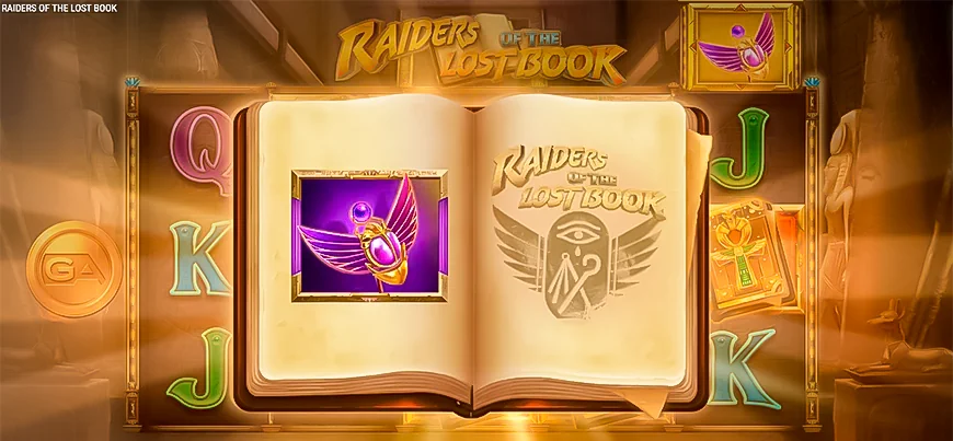 The Expanding Mystery Symbol is the driving force behind epic wins in Raiders of the Lost Book