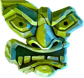 Green Stone Mask is one of Lost Relics 2 slot symbols.