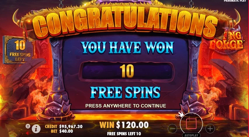 Viking Forge - Free Spins