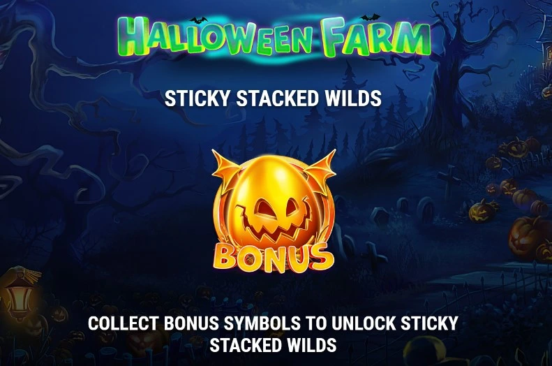 Halloween Farm - sticky wild bonus