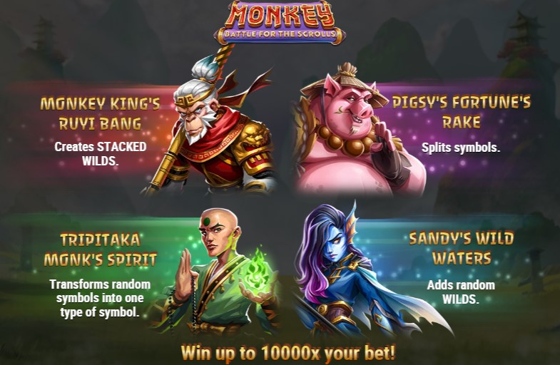 Monkey Battle for the Scrolls - feature game