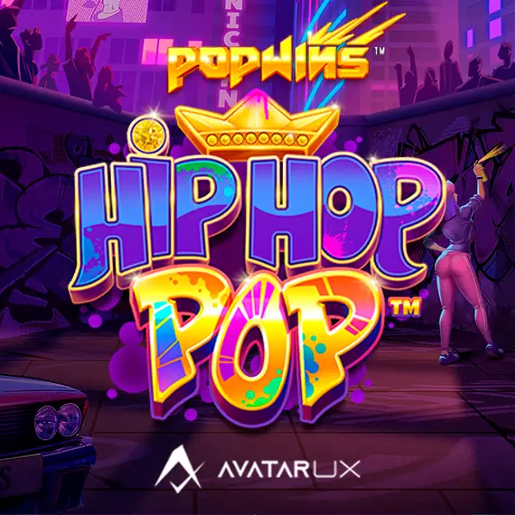 Hip Hop Pop Slot Logo