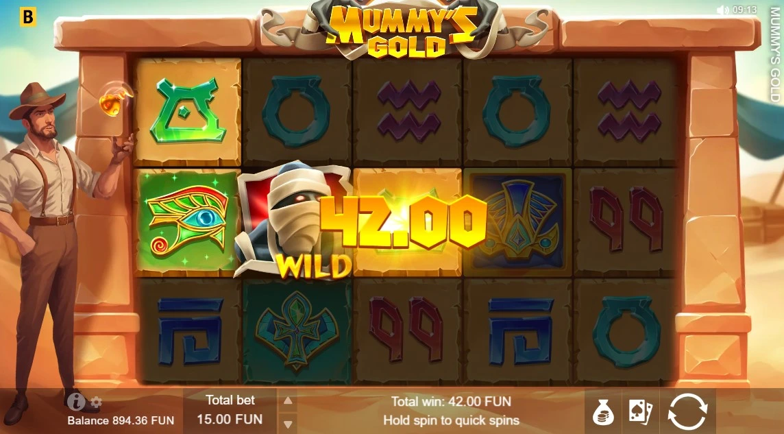 Mummy’s Gold Slot - Win in Base Game