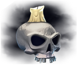 Skull is one of the symbols of Halloween Fortune slot.