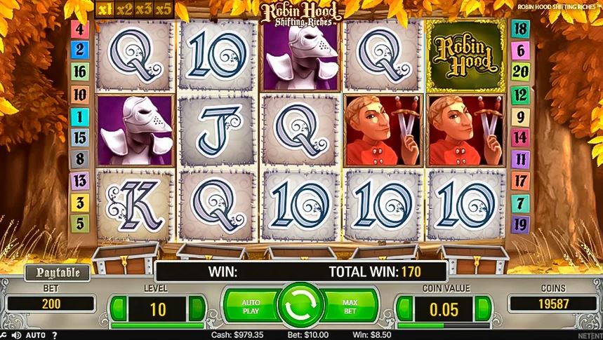 Robin Hood adventure slot