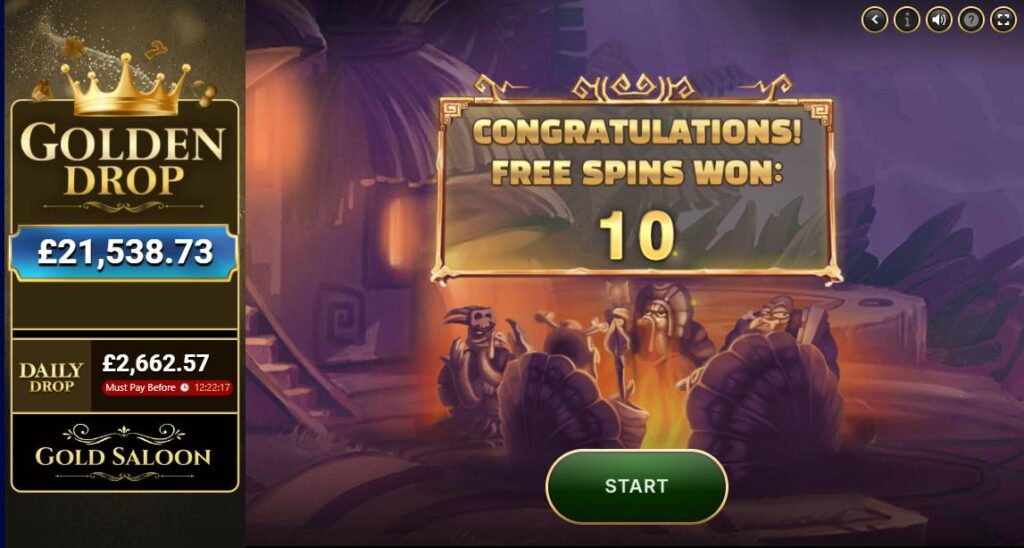 Wild Turkey Megaways - 10 free spins won