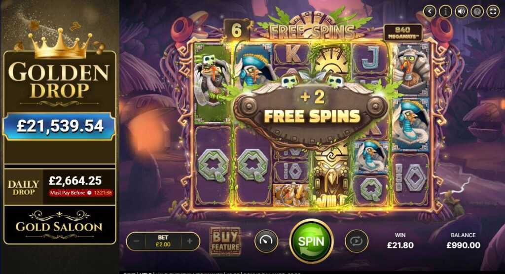 Wild Turkey Megaways - puks 2 free spins