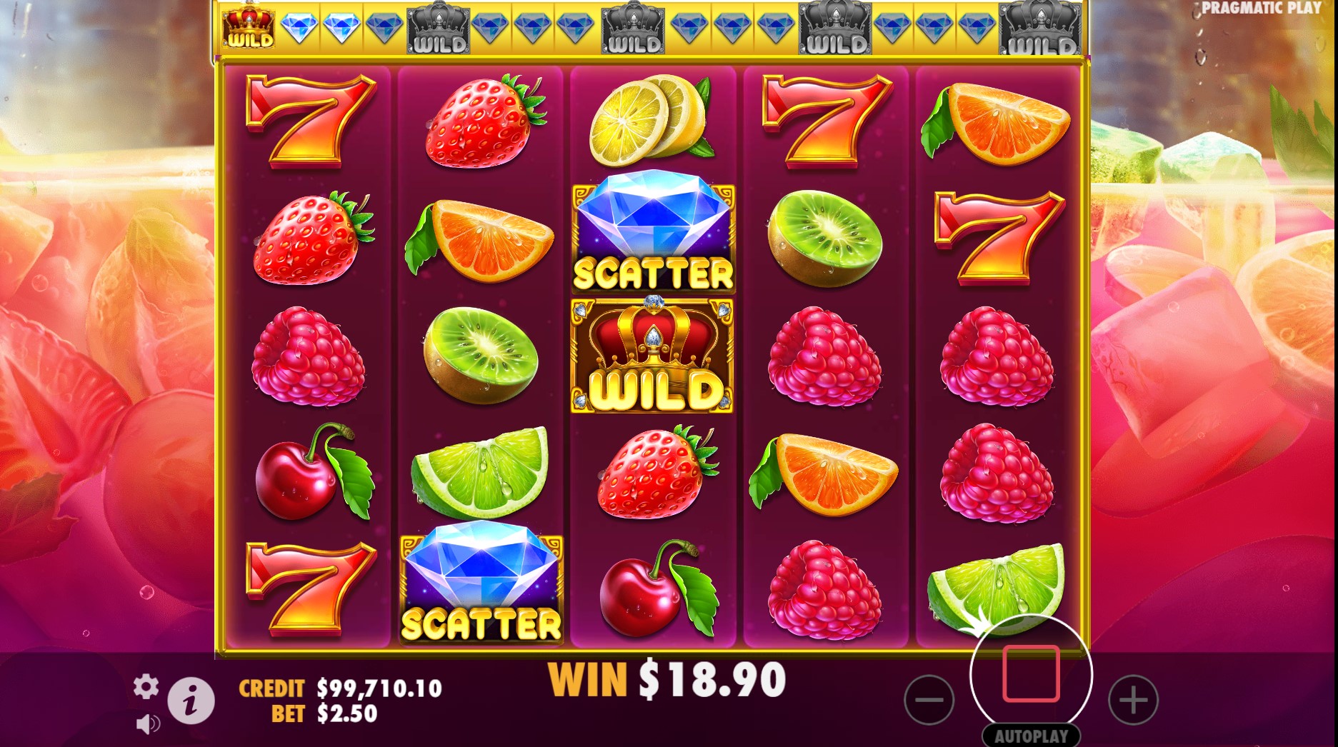 Juicy Fruits - free spins