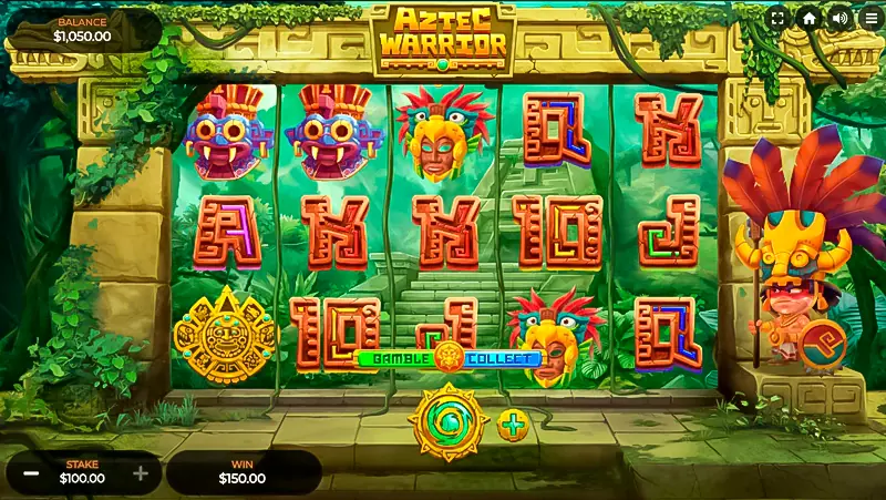 Aztec Warrior: Gamble Bonus