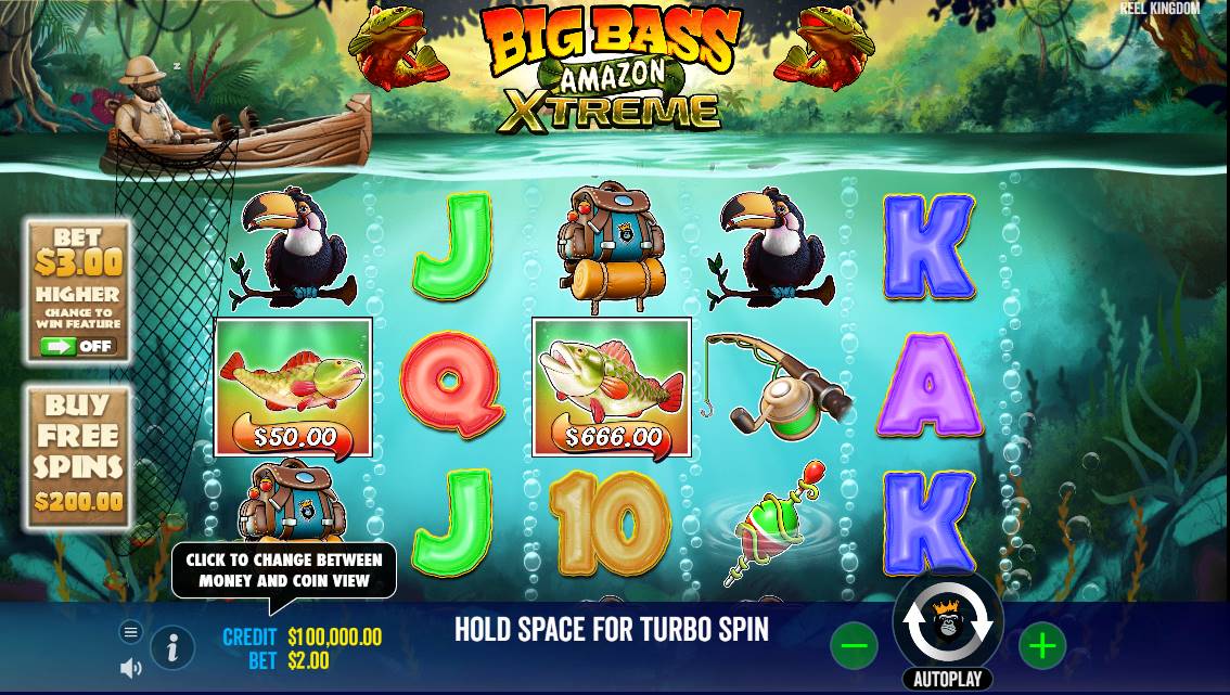 Big Bass Amazon Xtreme gameplay