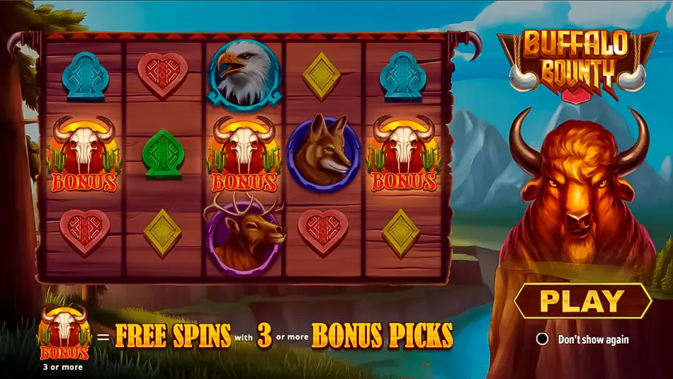 Dragon Gaming's Buffalo Bounty slot