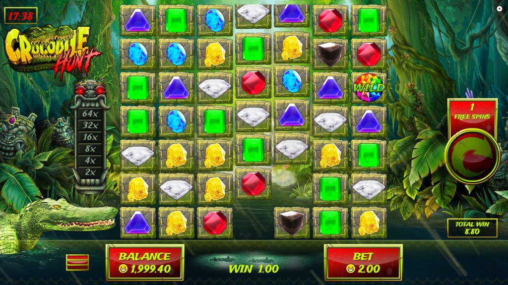 Crocodile Hunt slot Free Spins bonus round