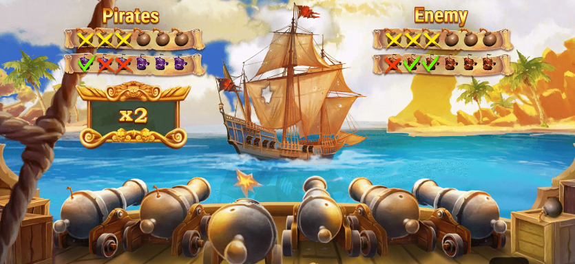 Pirate’s Pearl Megaways - bonus mini game screen