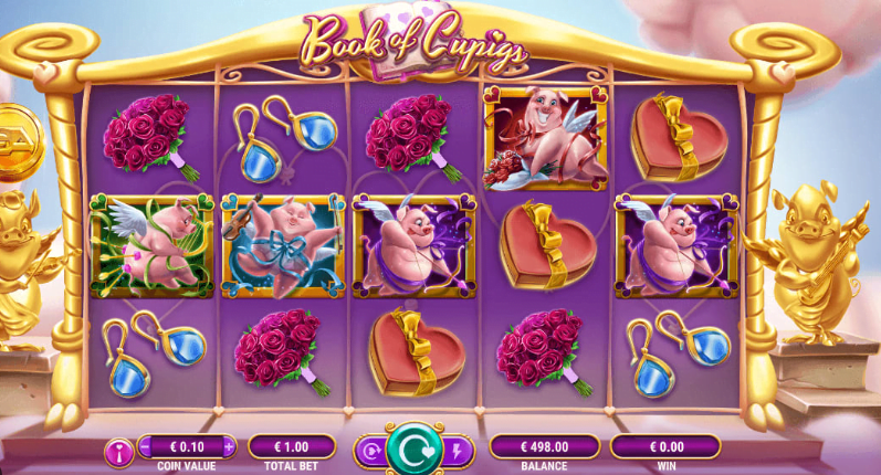 Book of Cupigs gameplay screen