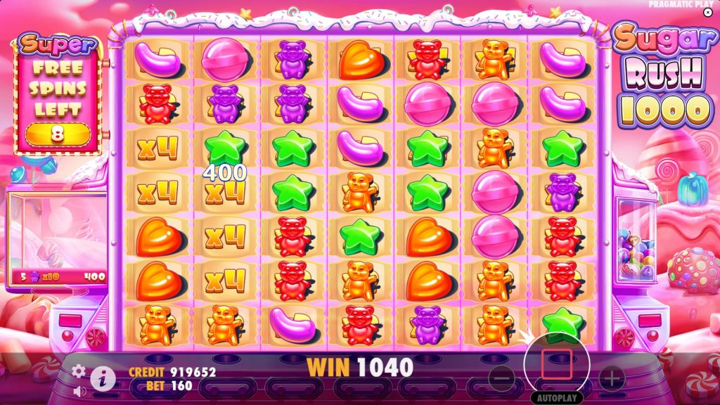 Sugar Rush 1000 - free spins