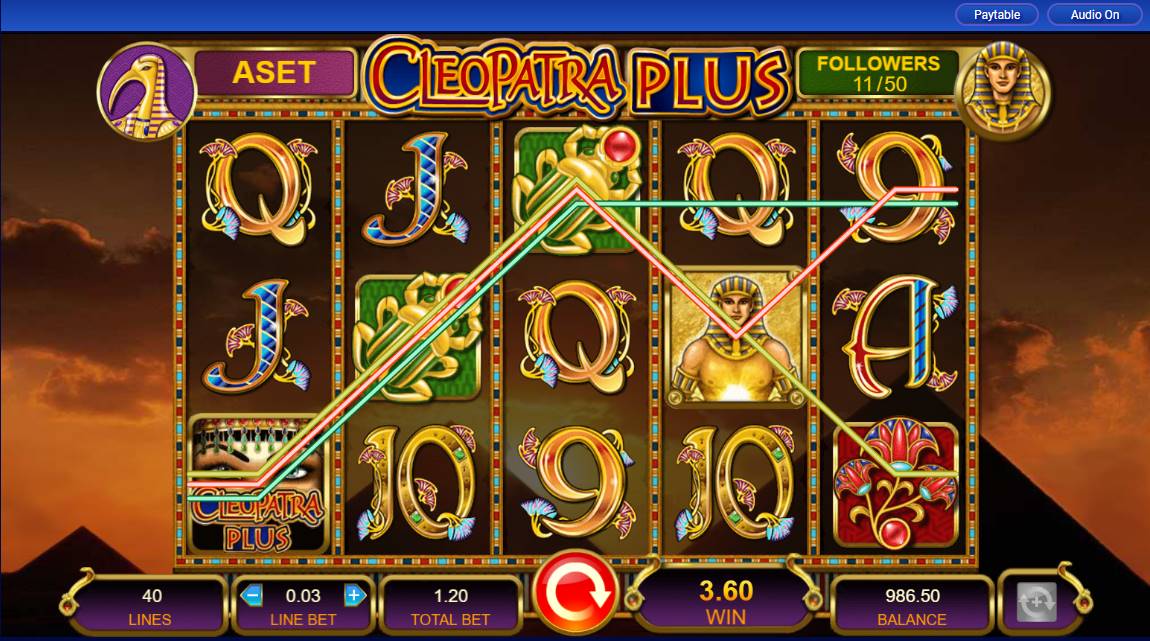 Cleopatra Plus - winnings