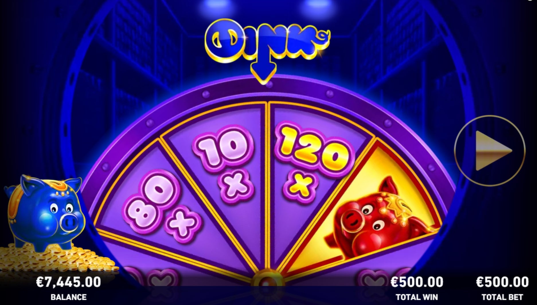 Oink Oink Oink by Playtech slot gameplay screen