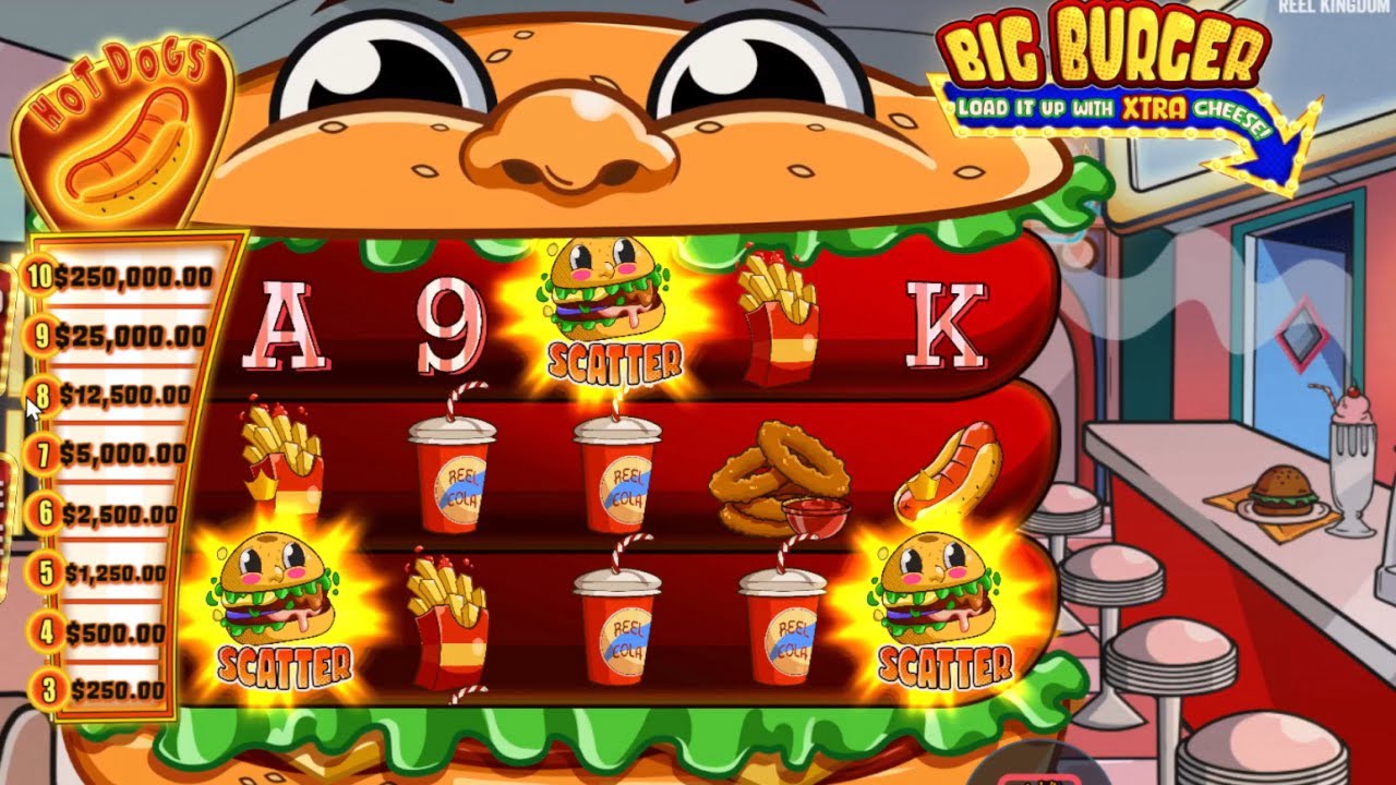 Big Burger Load it up with Xtra Cheese win