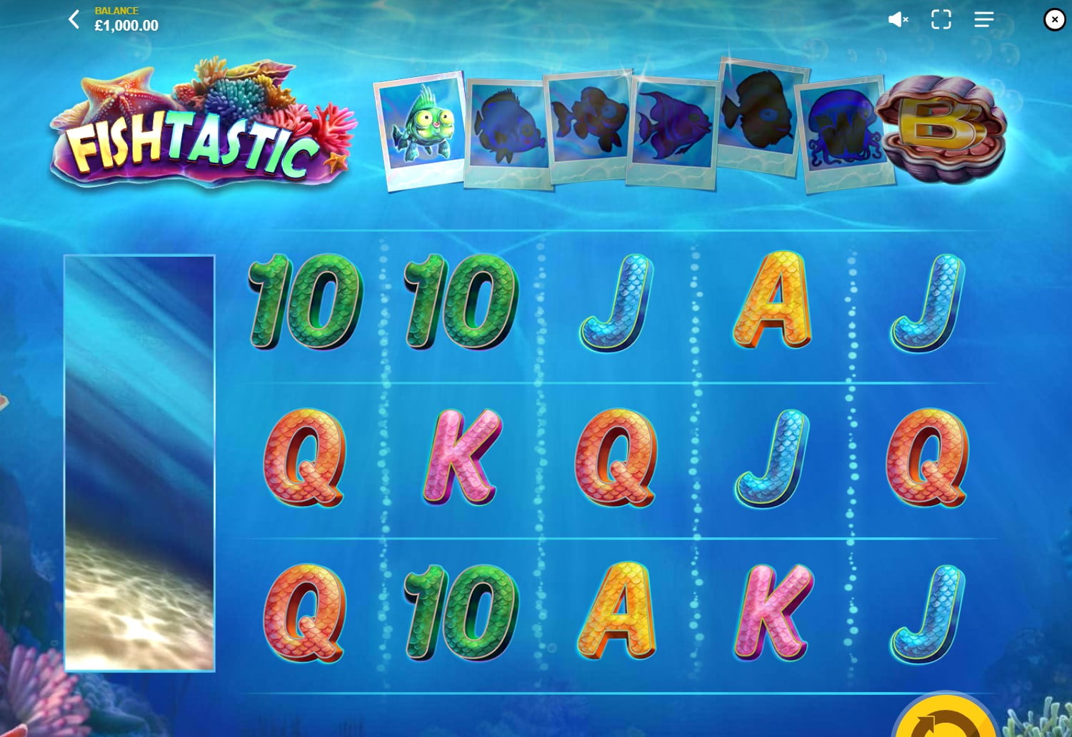 Fishtastic by Red Tiger Gaming slot gameplay