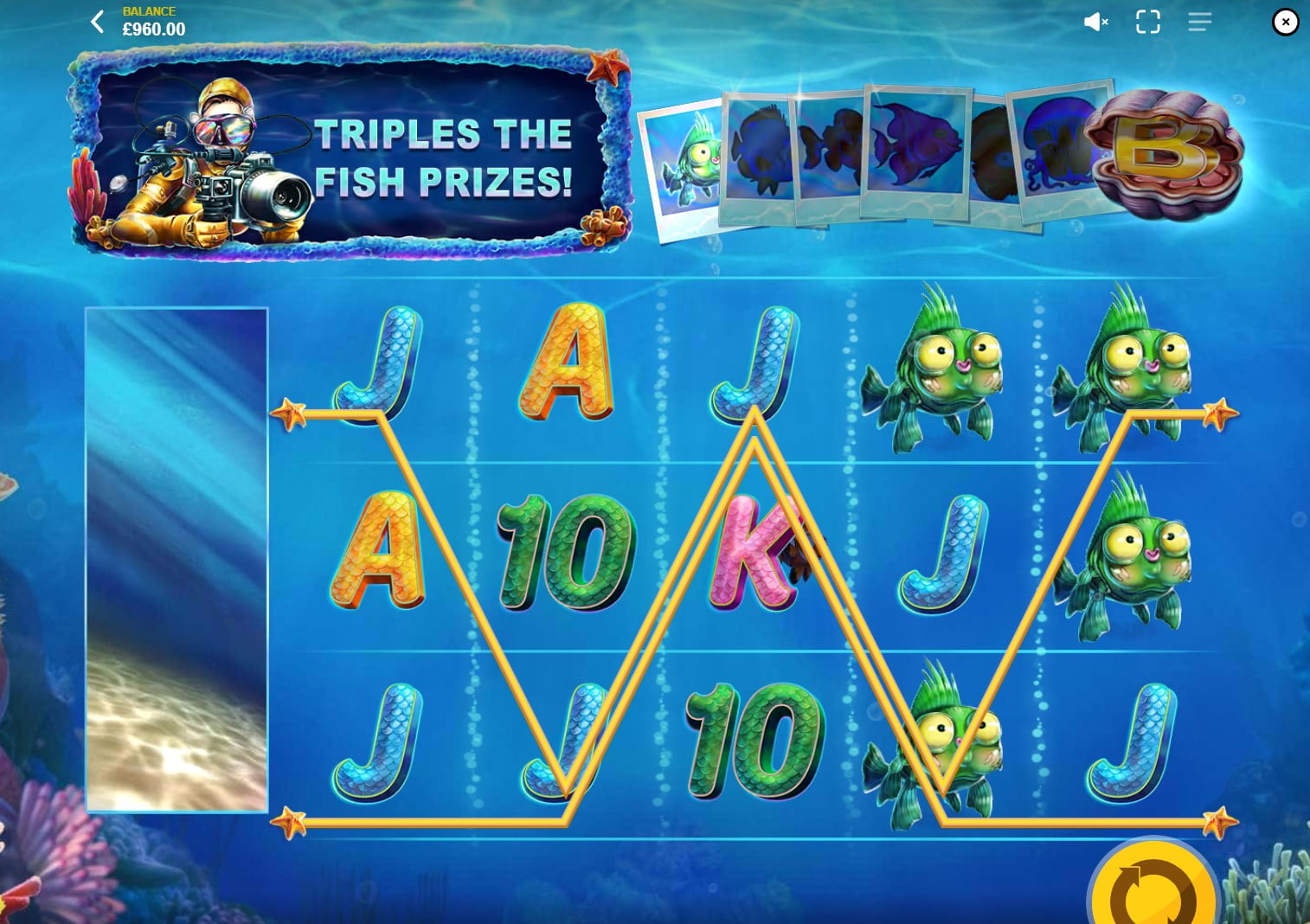 Fishtastic by Red Tiger Gaming slot gameplay