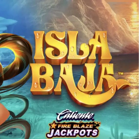 Fire Blaze Isla Baja by Playtech slot logo