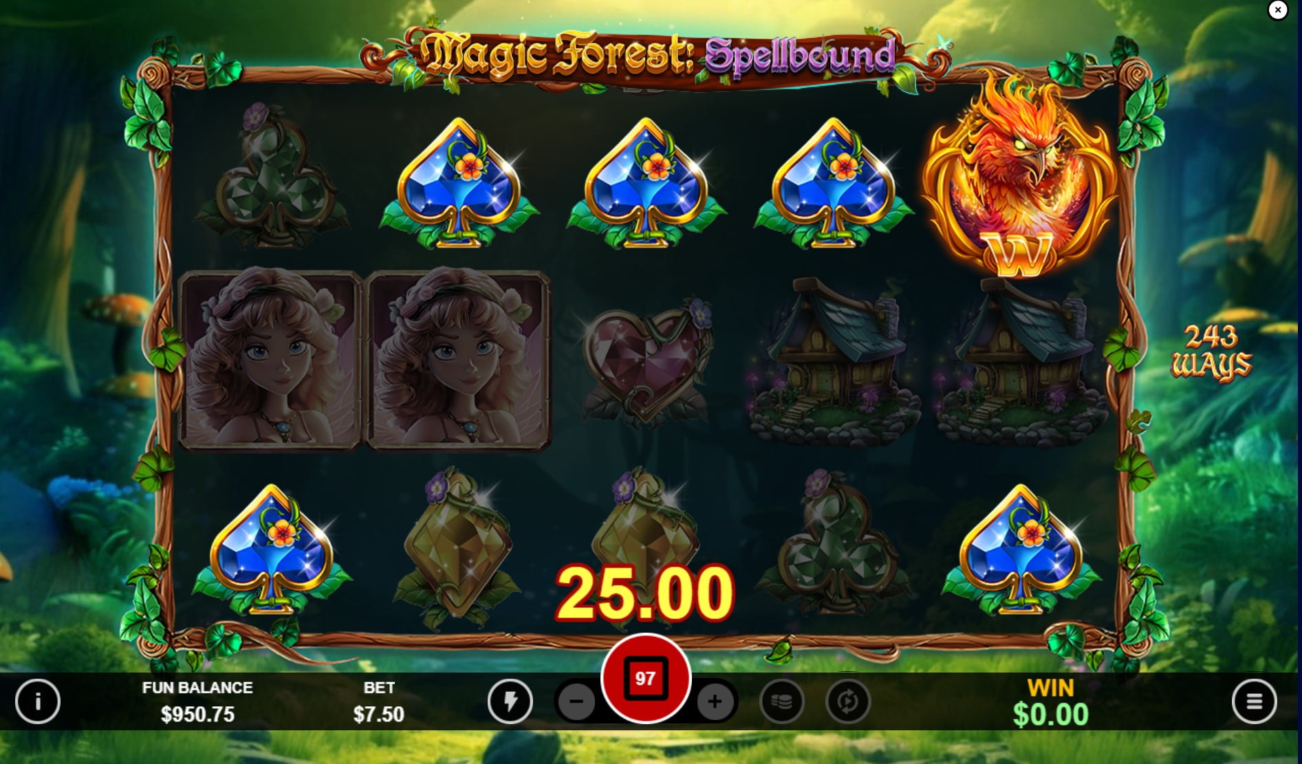 Magic Forest: Spellbound by RTG slot gameplay