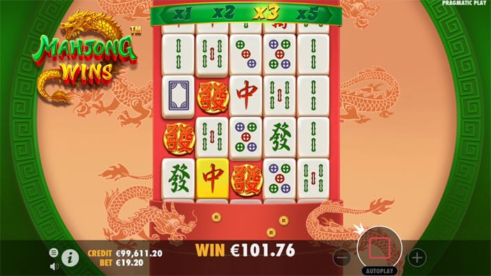 Mahjong Wins Bonus game