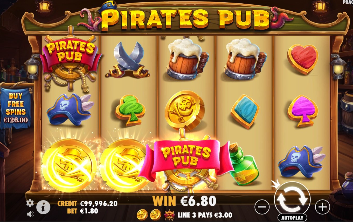 Pirates Pub win