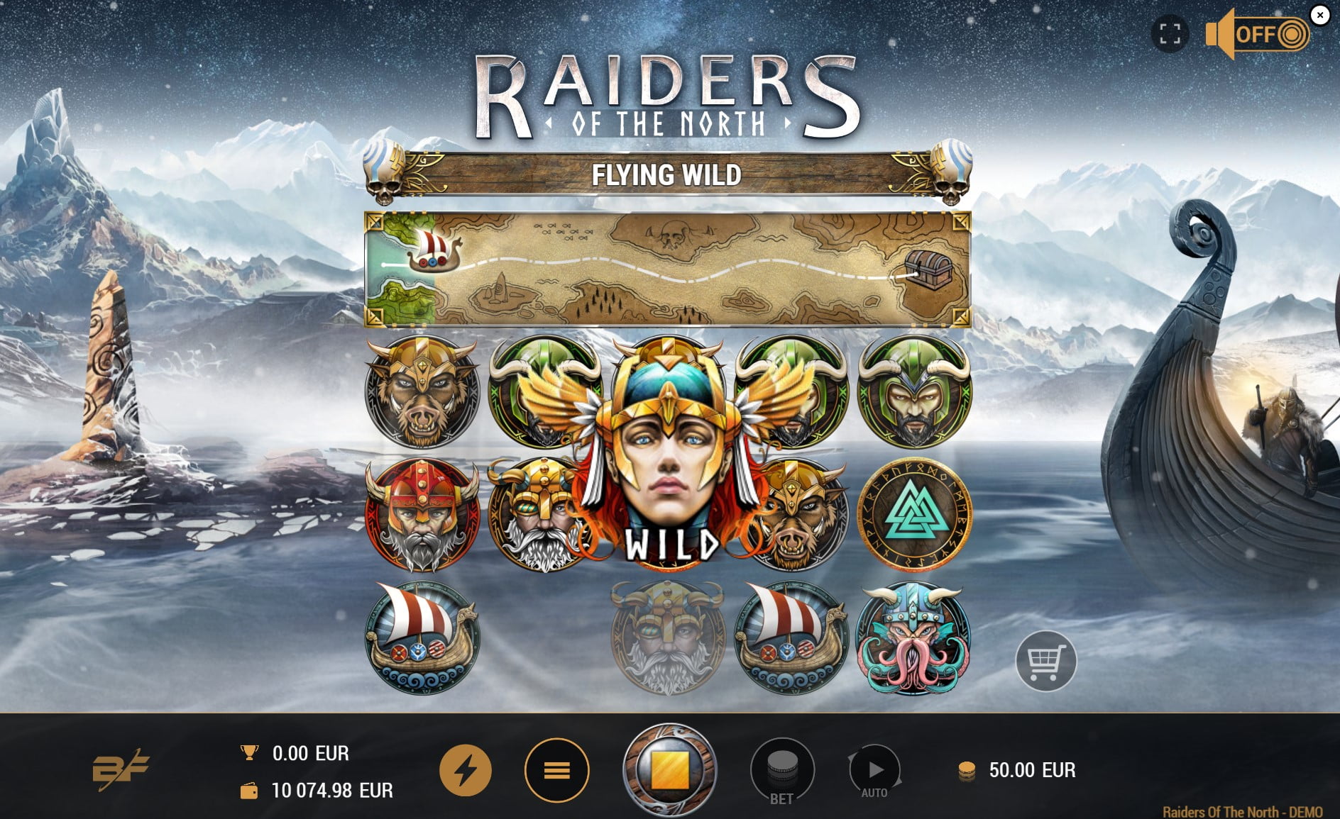 Raiders of the North by BF games slot gameplay