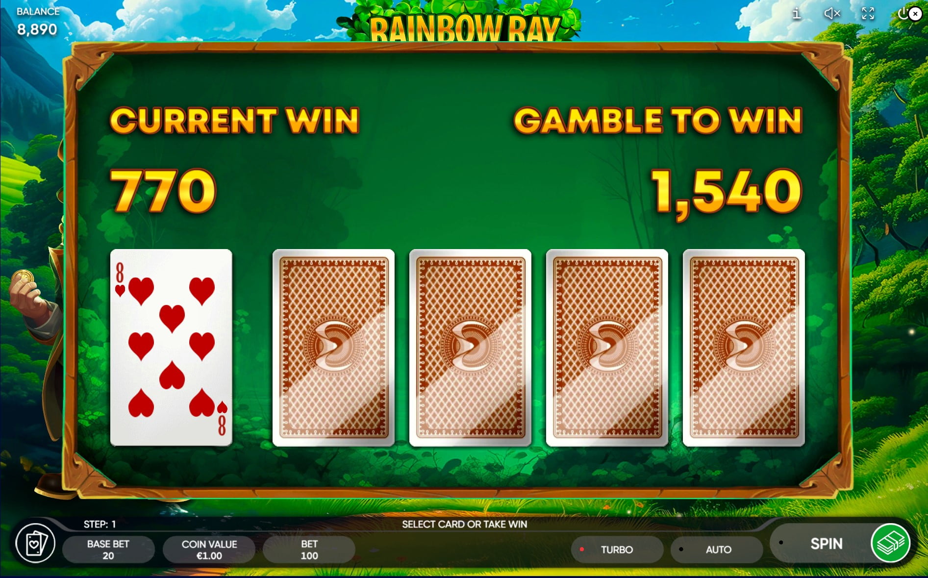 Rainbow Ray by Endorphina gameplay