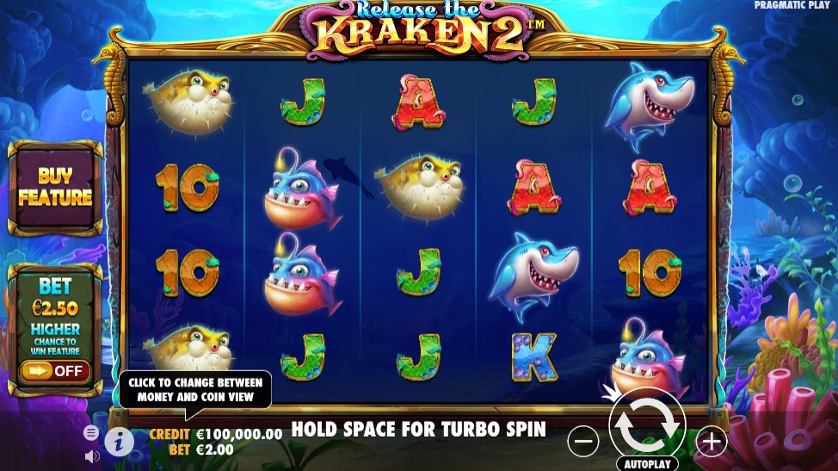 Release the Kraken 2 spin