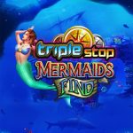 Triple Stop Mermaids Find by Playtech slot logo