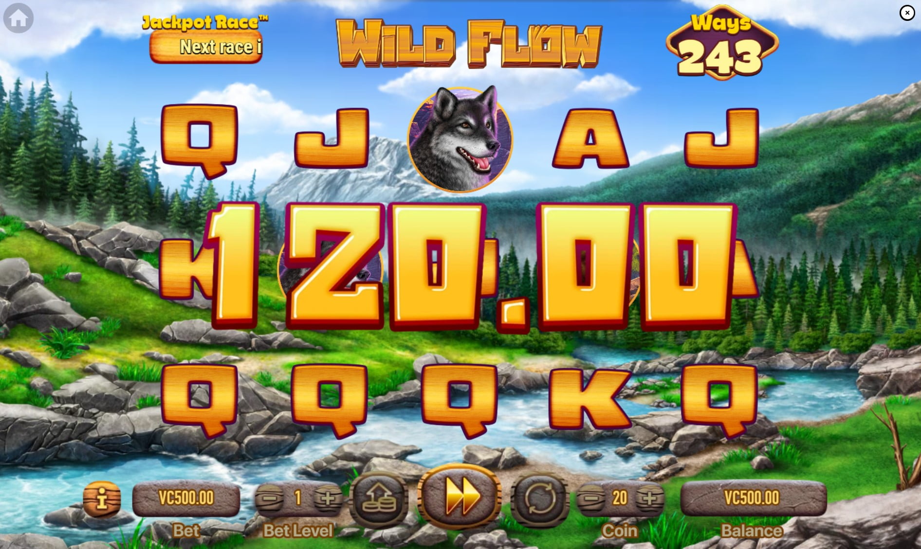 Wild Flow by Habanero slot gameplay