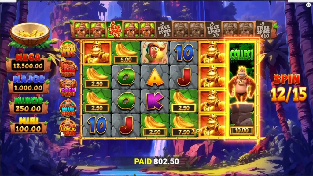 King Kong Cash Even Bigger Bananas 2 slot