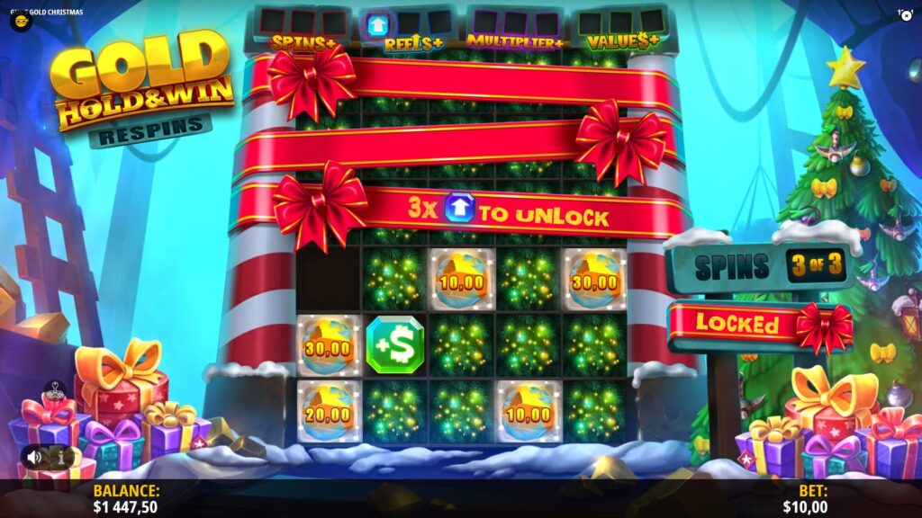 Guss Gold Christmas slot by IGT