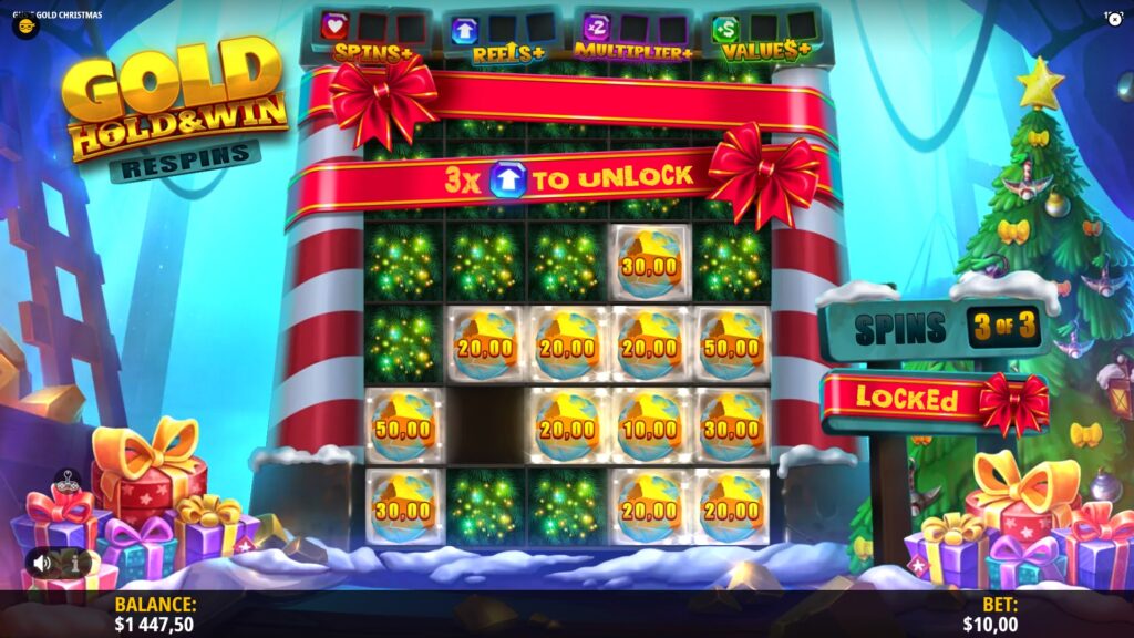 Guss Gold Christmas slot by IGT