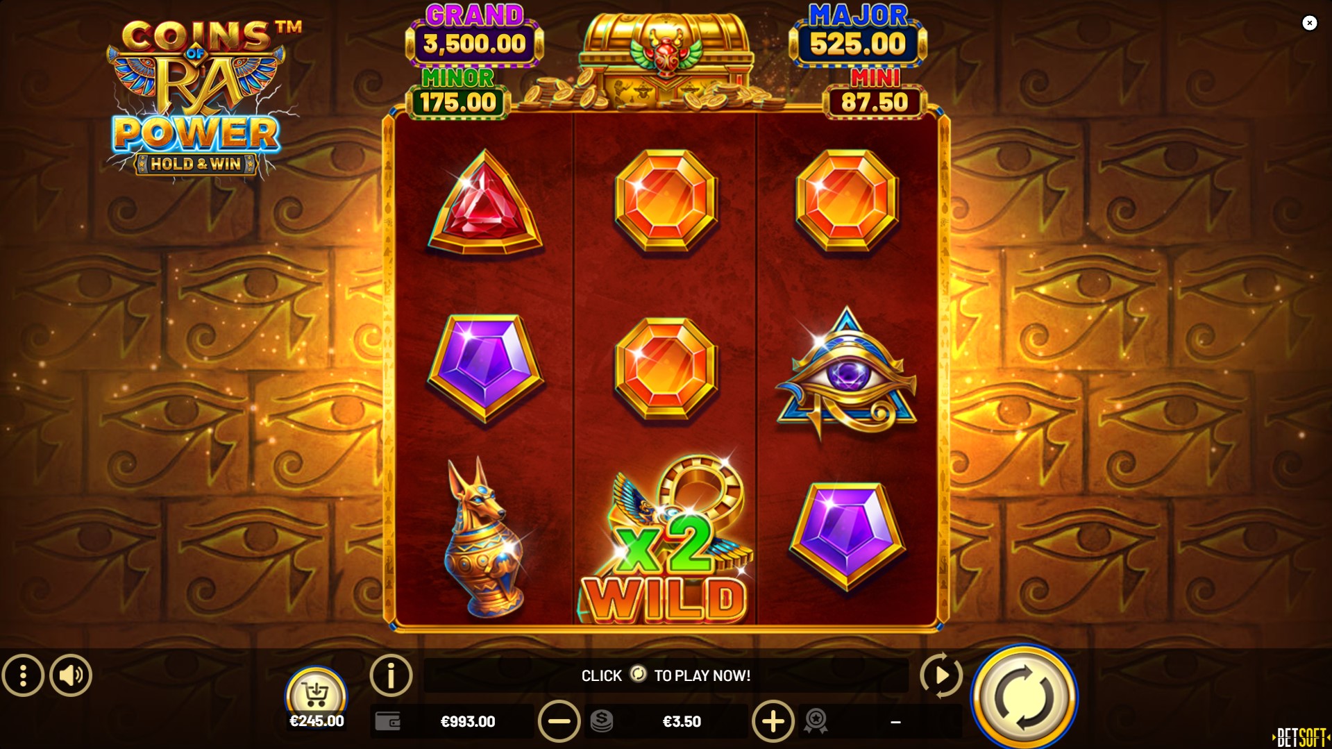 Coins of Ra Power slot