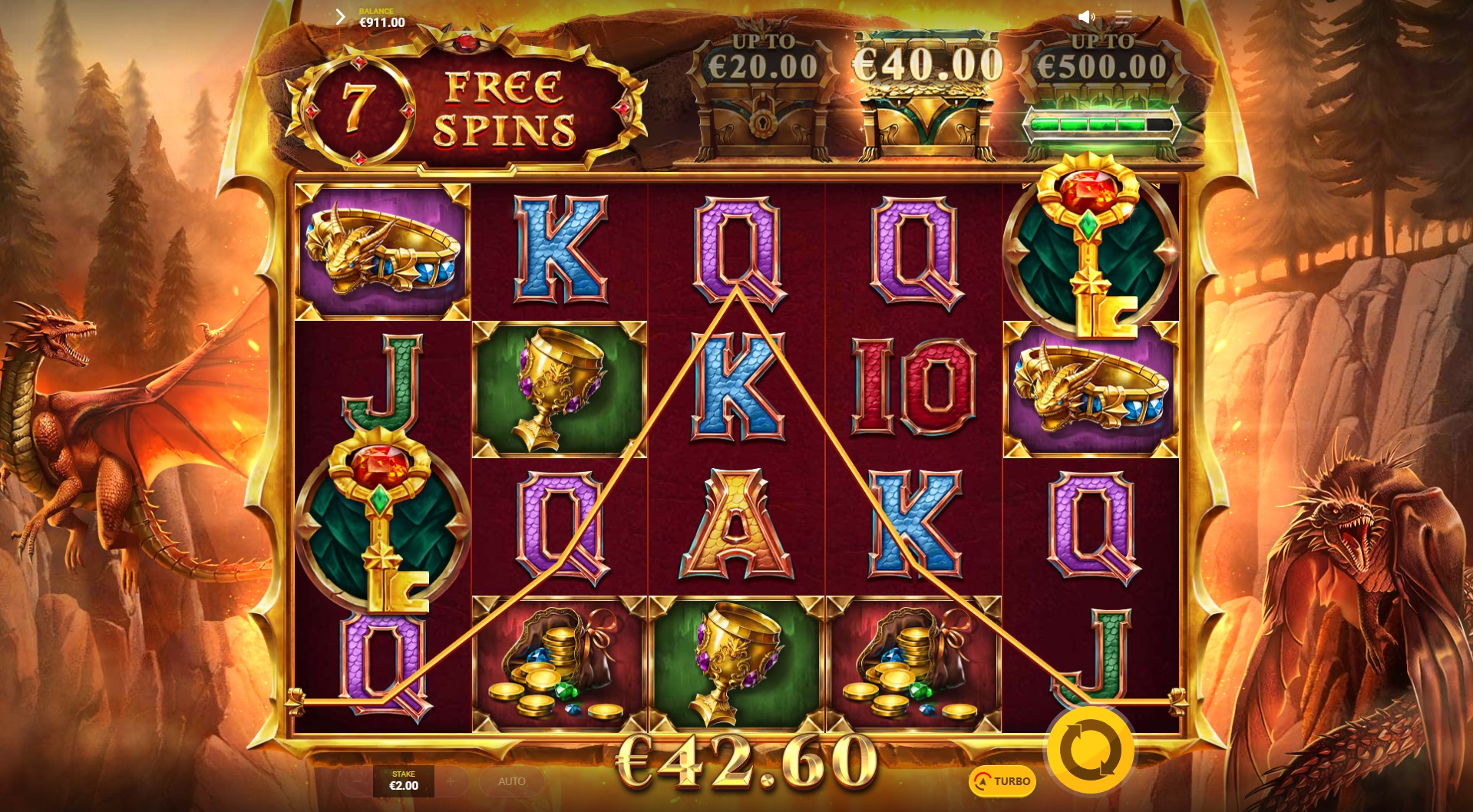 Dragons Lock - free spins