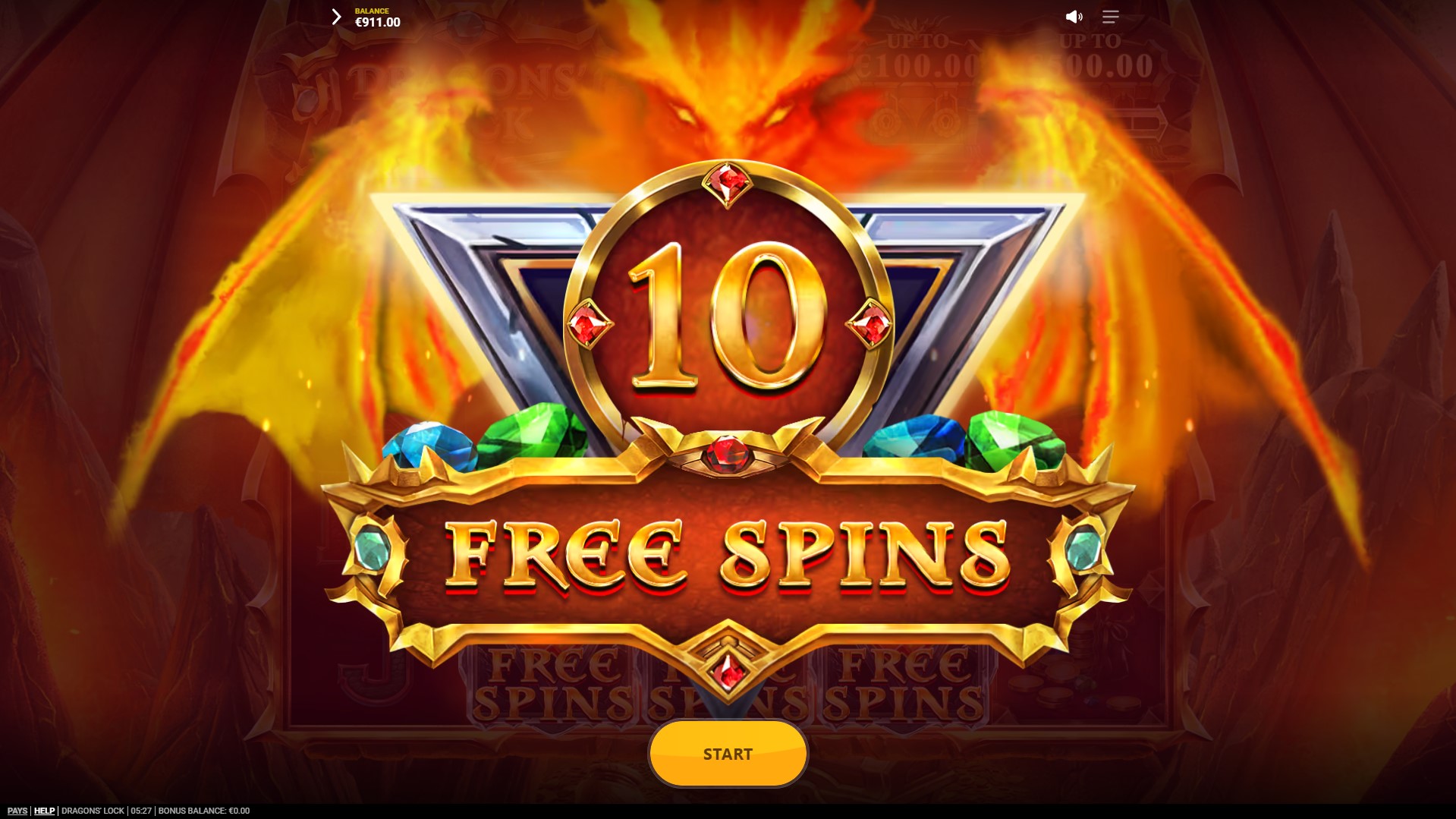 Dragons Lock - win free spins