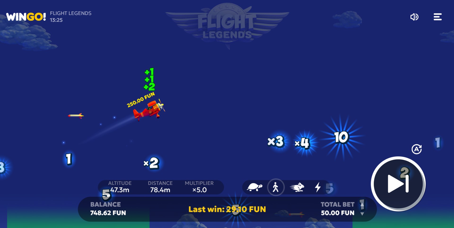 Flight Legend crash game