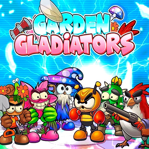 Garden Gladiators slot logo