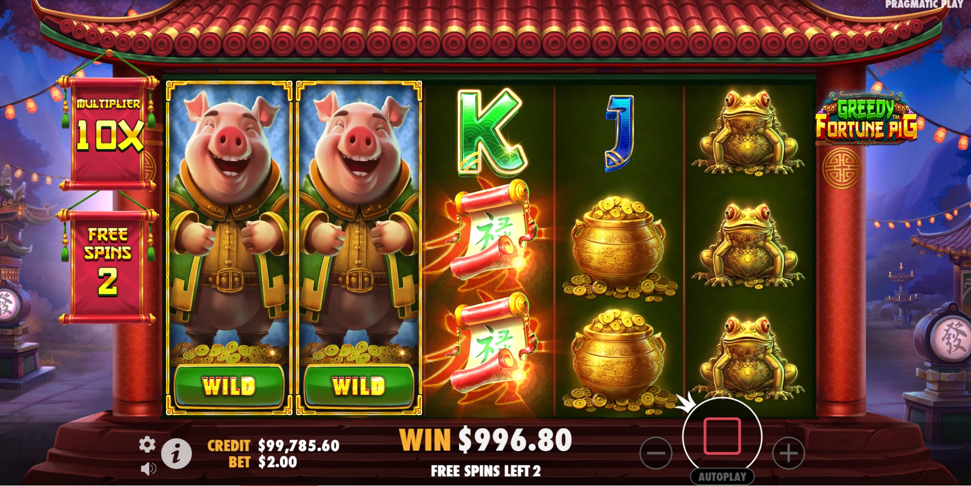 Greedy-Fortune-Pig-free spins