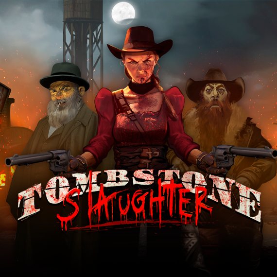 Tombstone Slaughter slot logo