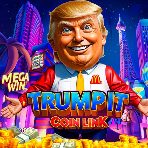 Trump It: Coin Link slot logo